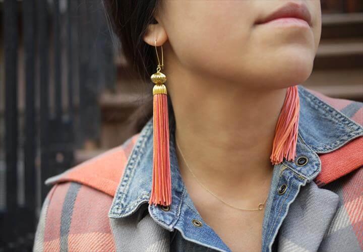 DIY Tassel Earrings