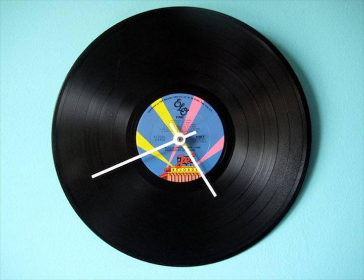 DIY Clock - Vinyl
