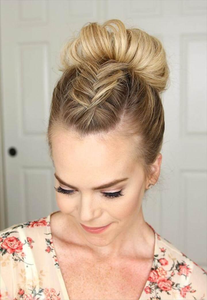 Dutch Fishtail Mohawk Braid