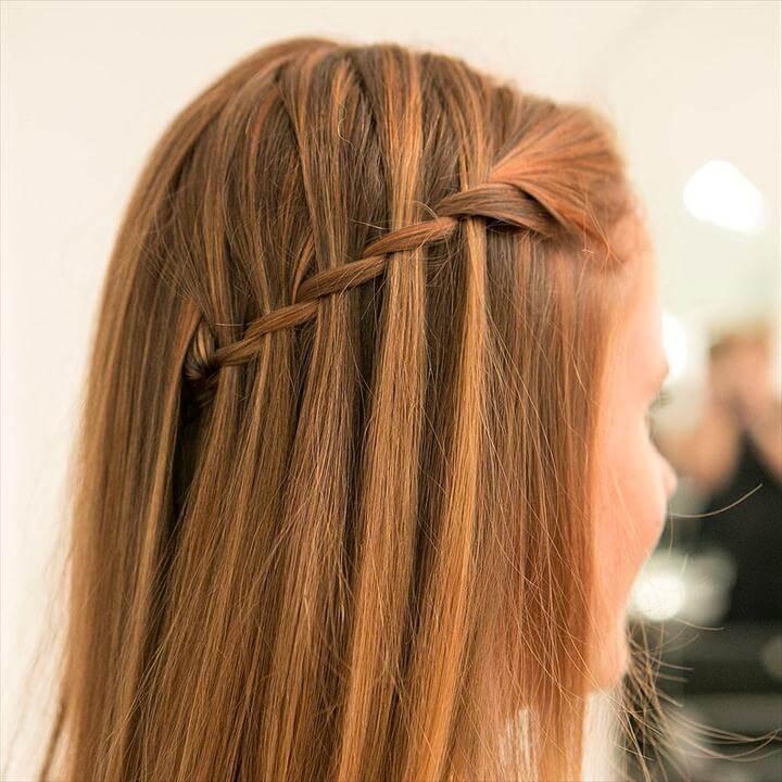 Summer waterfall braid