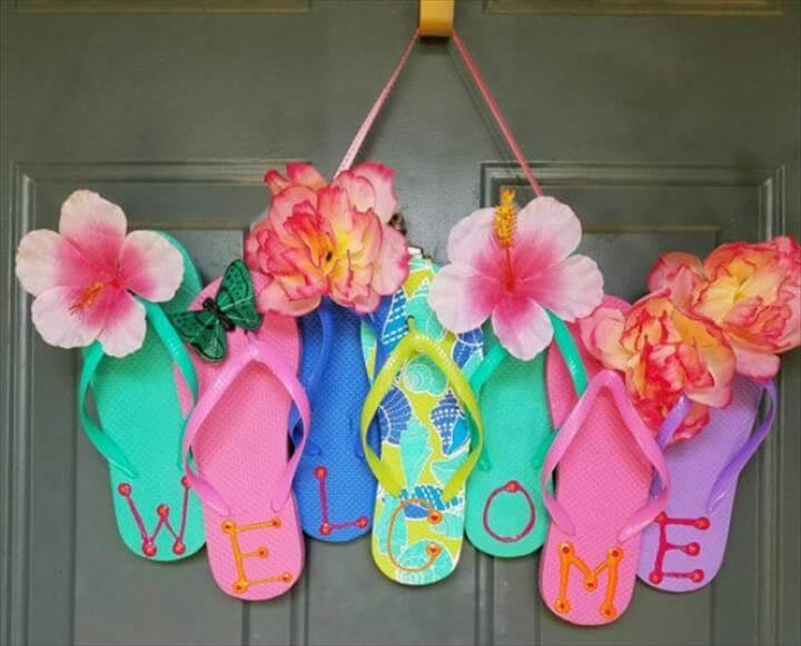 Flip Flop Summer Wreath