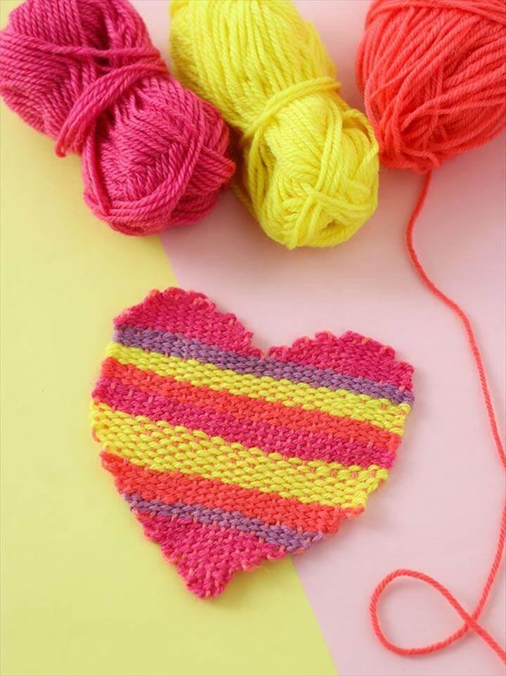 DIY Heart Shape Tapestry