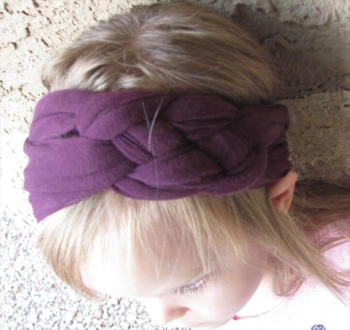 Jersey Knit Braided Headbands