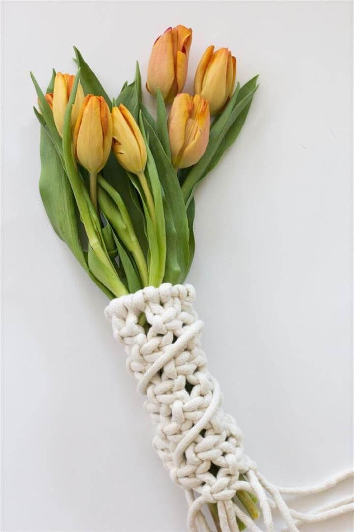 Macrame buchet flowers