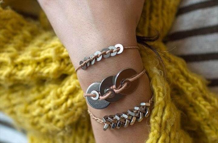 Metal Washer Bracelet