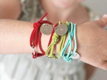 Stamped Friendship Bracelets tutorial