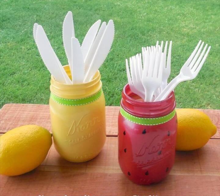 Mason Jar Ideas for Summer - Summer Mason Jar DIY - Mason Jar Crafts, Decor, Summer Mason Jar DIY