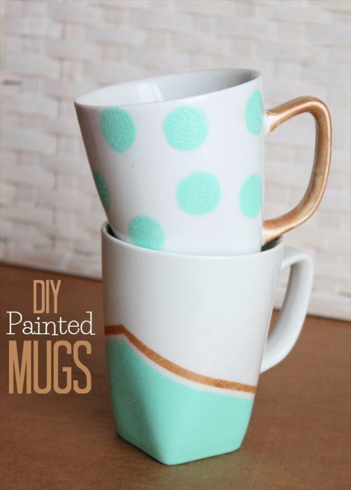 Adorable DIY Painted Coffee Mug