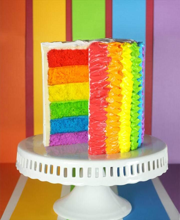 DIY: Rainbow Cake