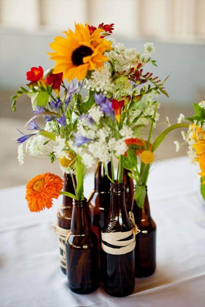 DIY wedding centerpieces