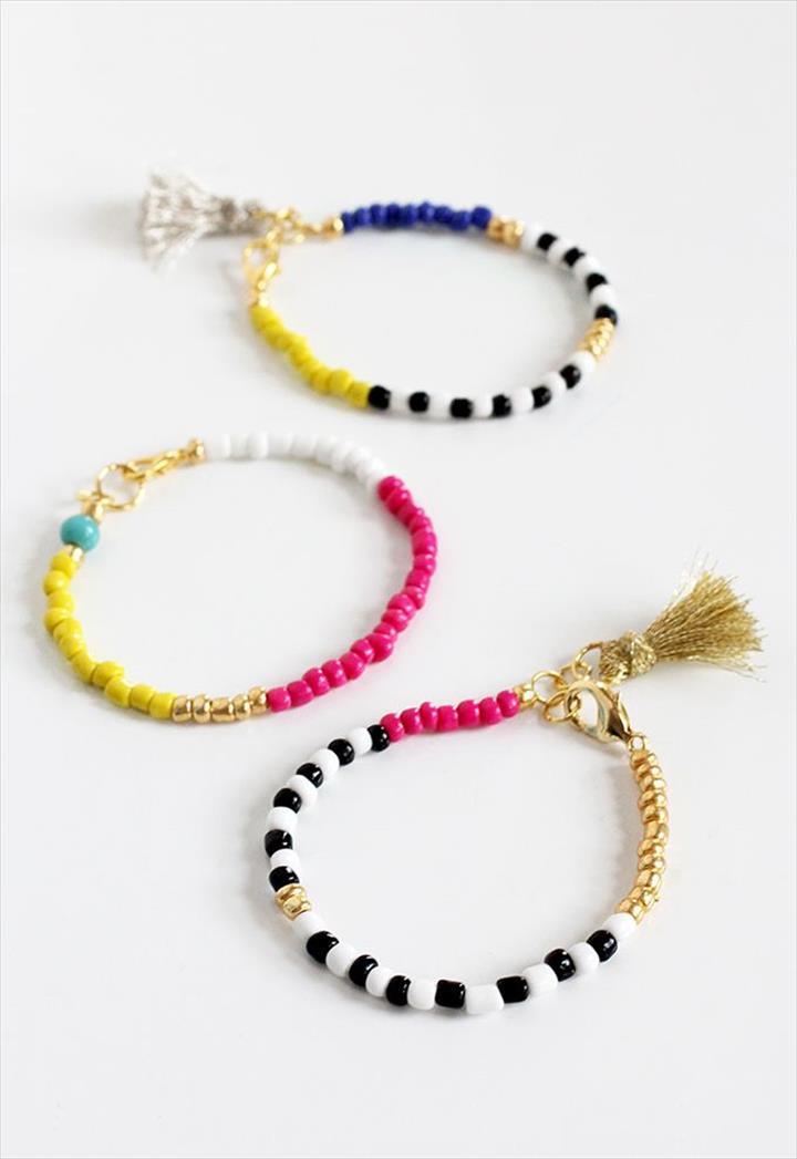 colorful diy bracelets