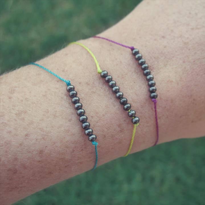 DIY Beaded Friendship Bracelet