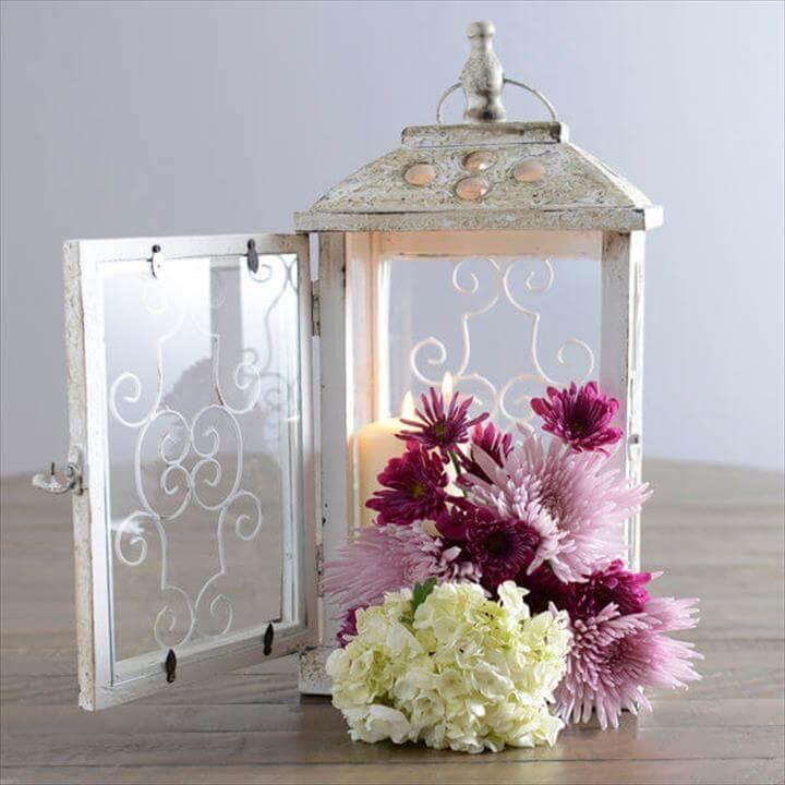 DIY Lantern Centerpiece