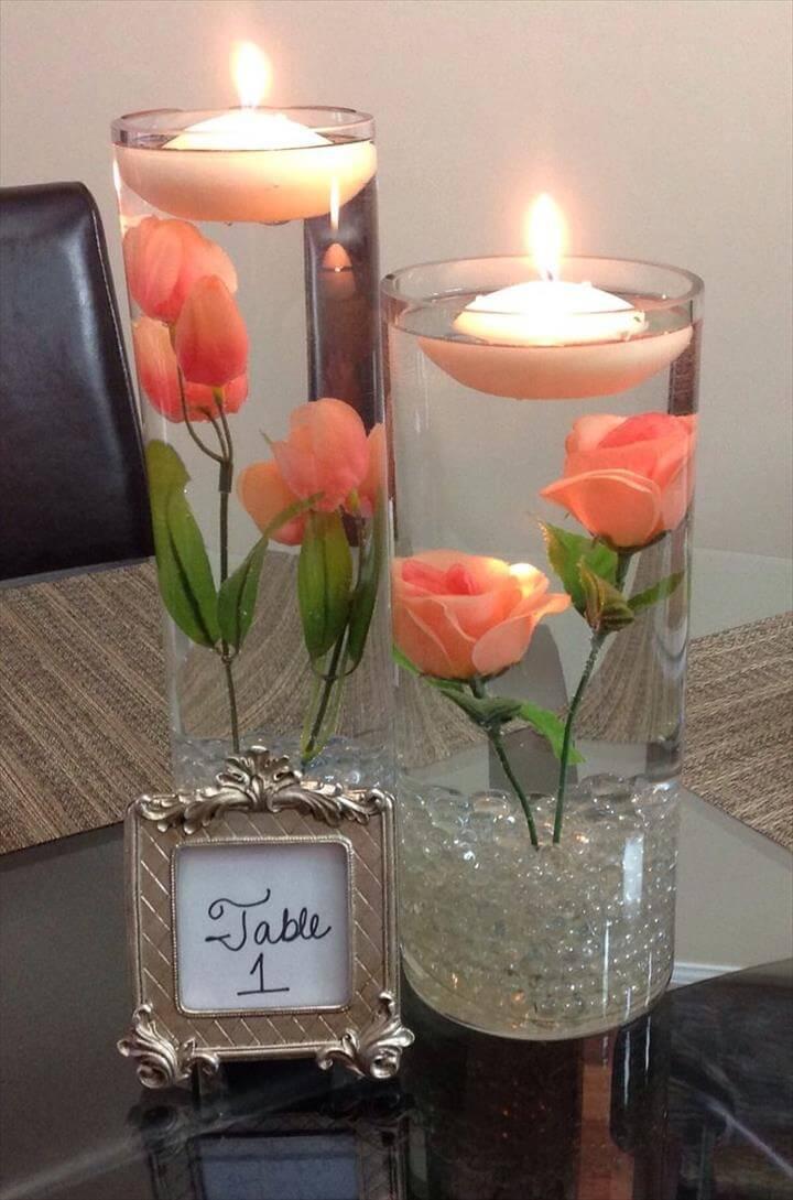 DIY centerpieces