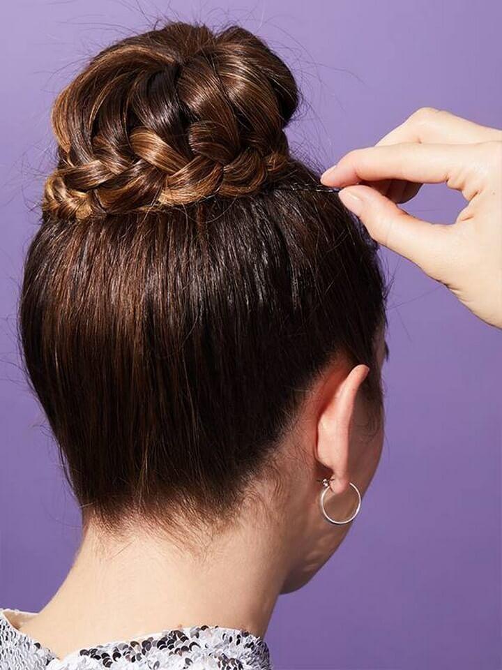 How to Do a Braided Ballerina Bun