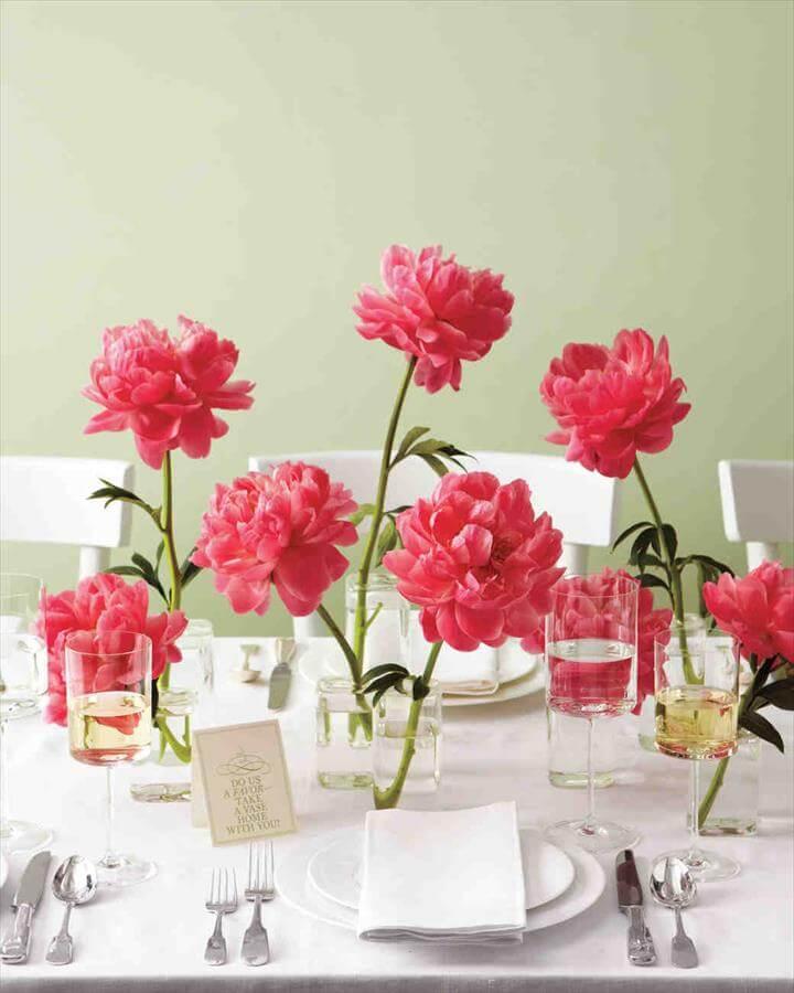 Paper Peony Centerpieces