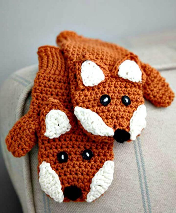 Child crochet, diy crochet, diy fox crochet, diy crochet for kids