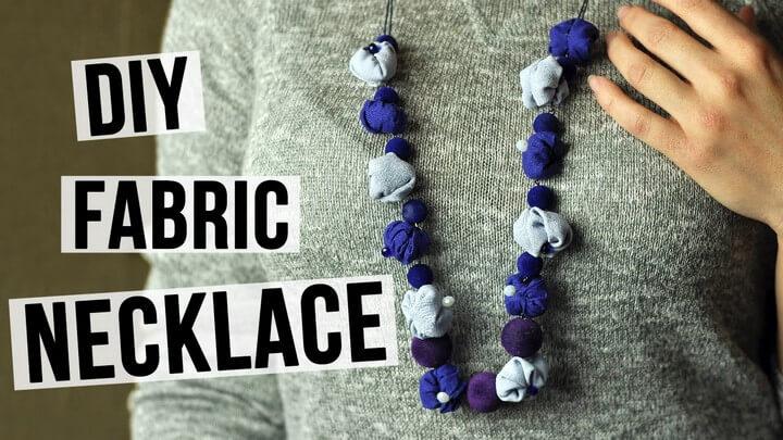 DIY Fabric Necklace