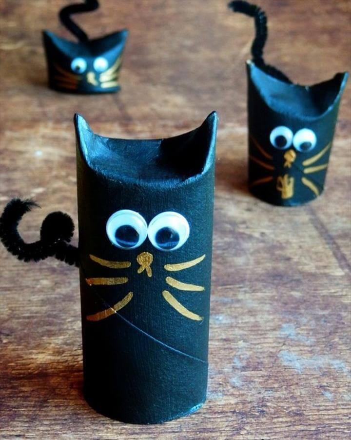 Diy toilet Paper Roll Cat toy