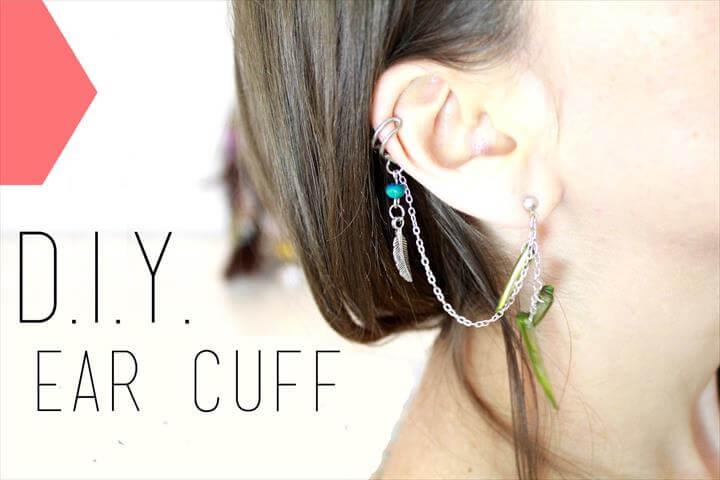 ear cuff, diy fashion, diy crafts, diy jewelry