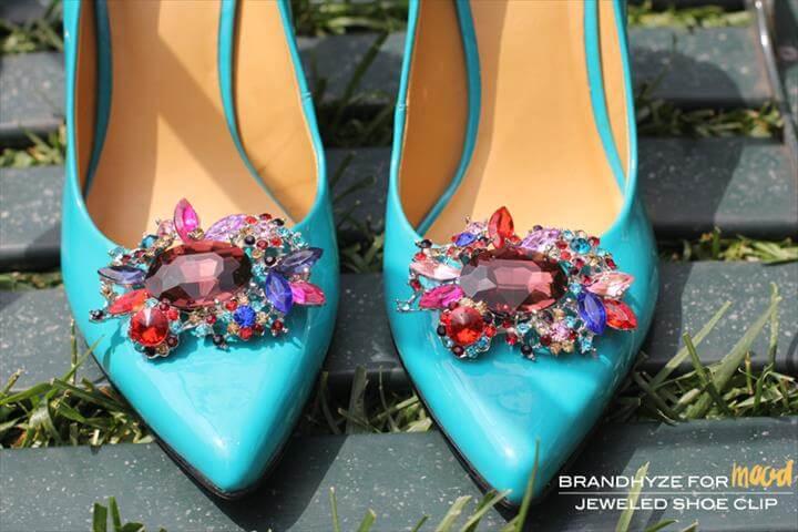 MOOD DIY: JEWELED SHOE CLIPS