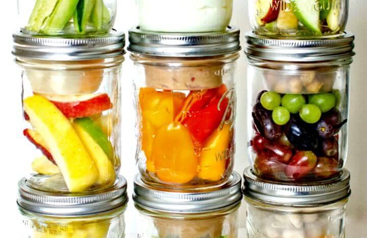 diy crafts, snack pack mason jar, diy mason jar, diy projects