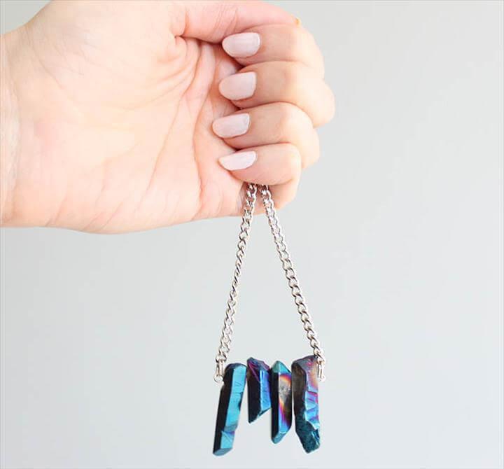 DIY Crystal Necklace