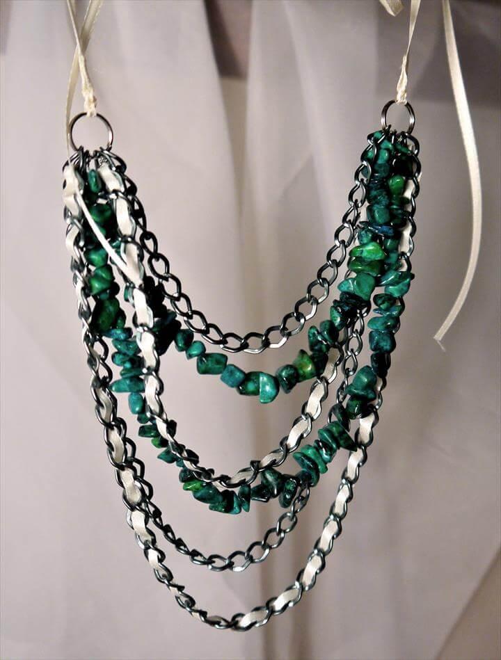 diy ribbon necklace – pumps & iron
