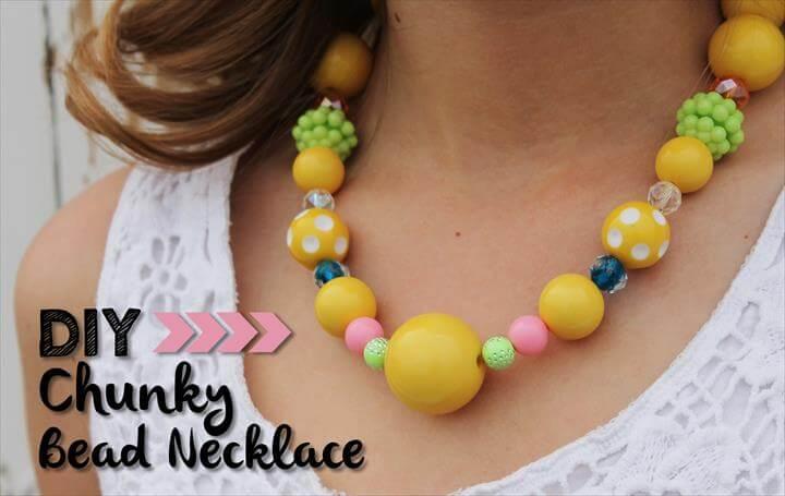 DIY Chunky Bead Necklace