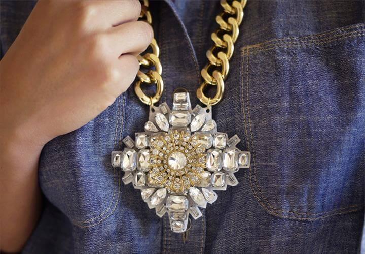 DIY Crystal Pendant Necklace