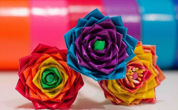 Duct Tape Flowers