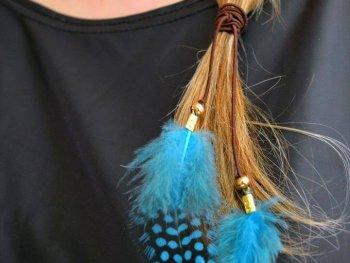 Feather Hair Tie!