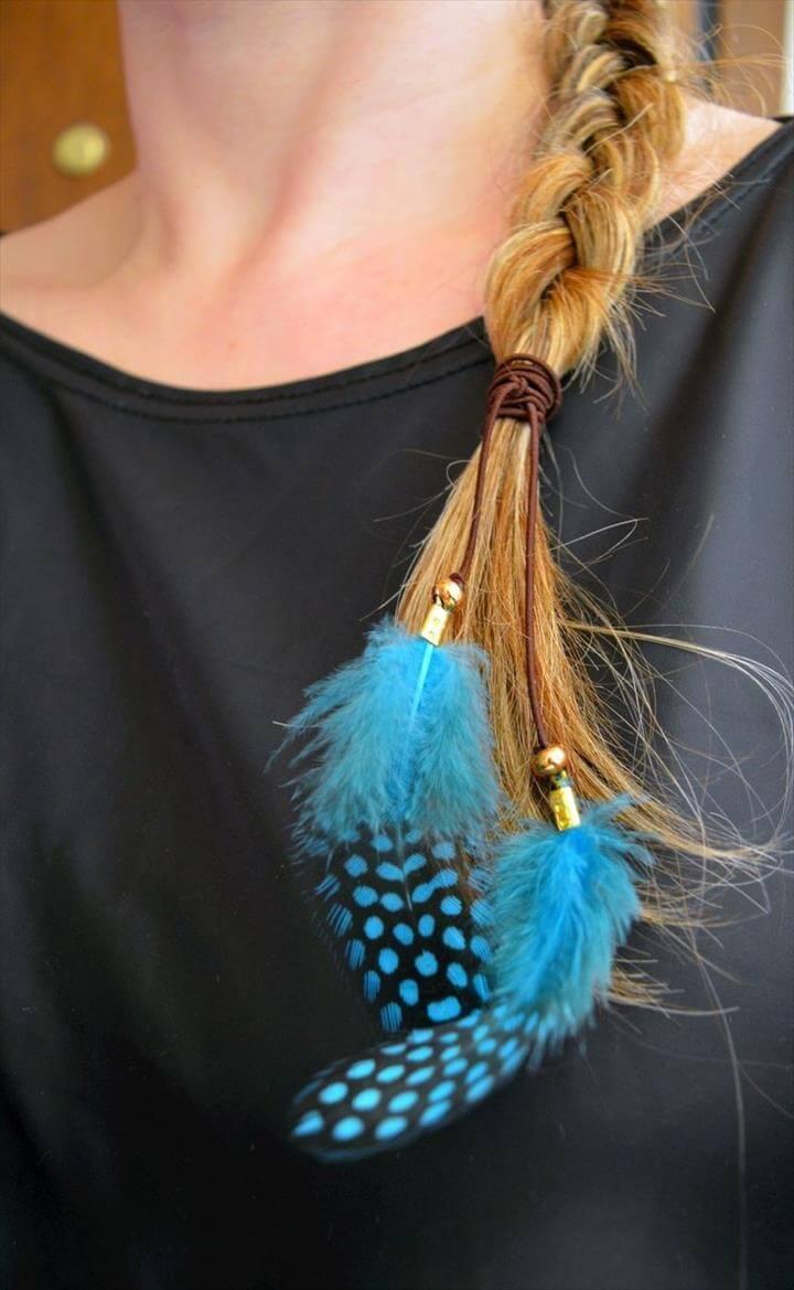 Feather Hair Tie!