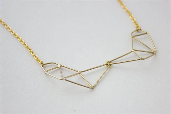 Geometric Necklace