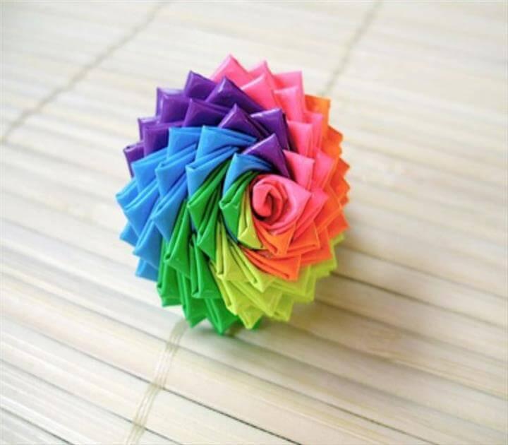 duct tape flower