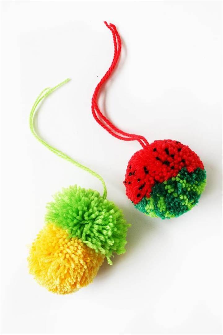 Tutti Frutti Pom-Poms - Tuts+ Crafts & DIY Tutorial