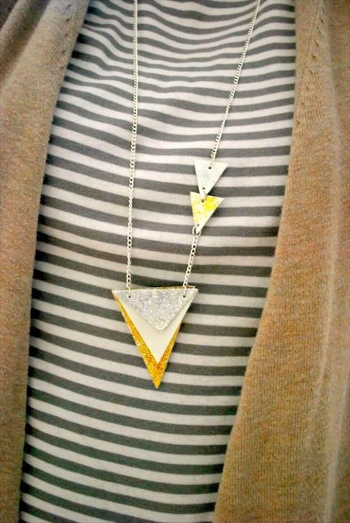 GEOMETRIC DIY STATEMENT NECKLACE