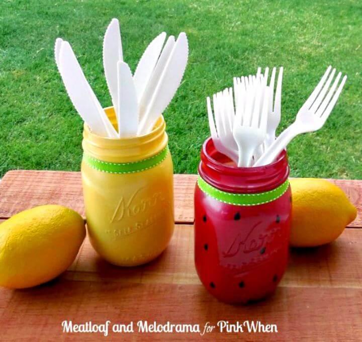 Summer mason jar, diy summer, summer diy ideas, creative mason jar ideas