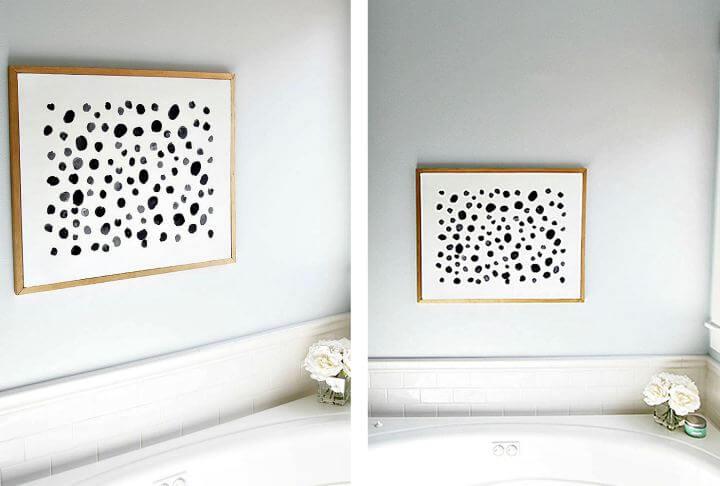 diy wall dots idea, diy home decor idea, diy crafts idea, diy room decor idea