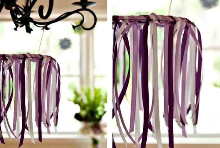 diy ribbon hanging idea, diy room decor idea, diy crafts idea