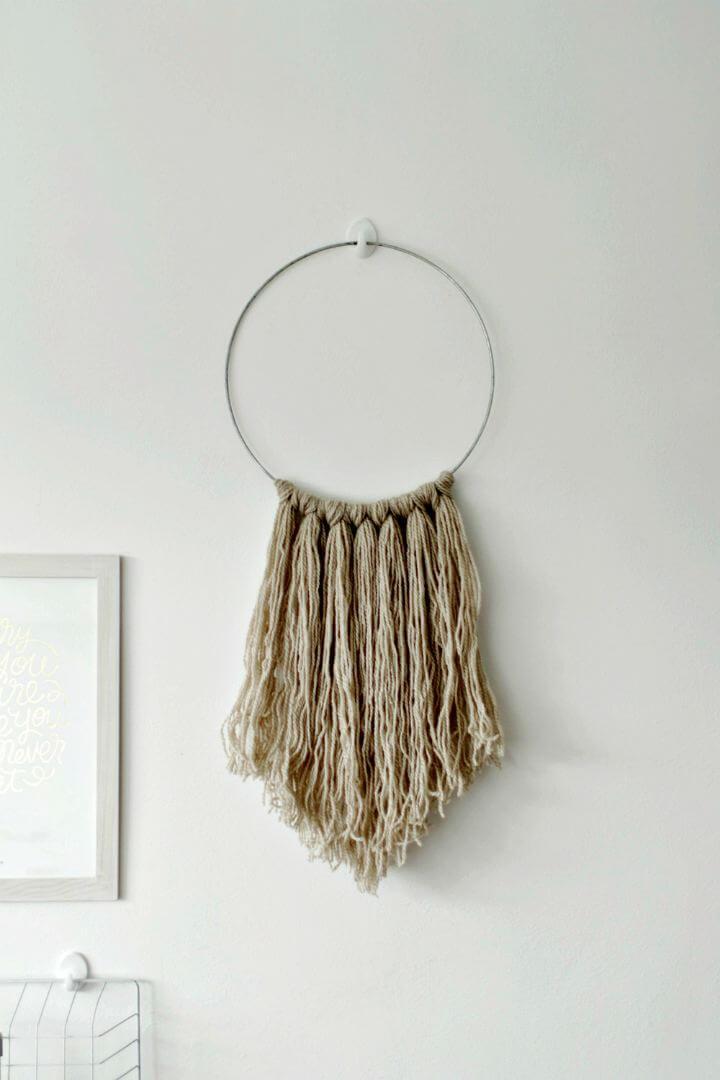 wall hanging idea, easy decor idea, 5 mint decor idea, how to easy