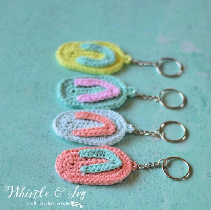 crochet keychain, crochet pattern, crochet ideas, crochet rings