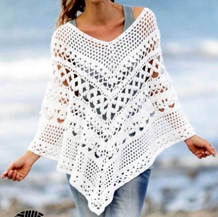 free crochet poncho, poncho crochet, crochet for women, teen girls crochet