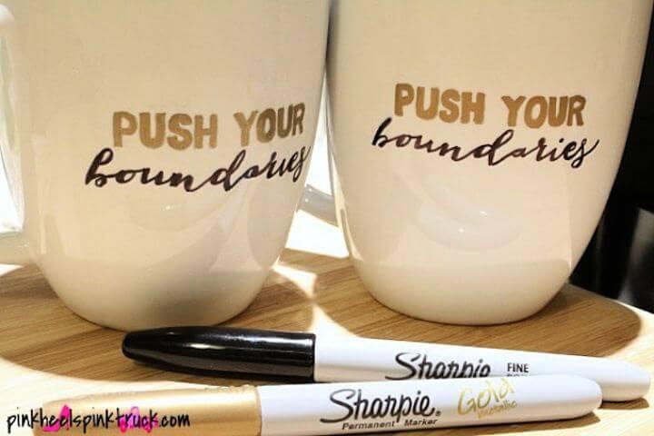 sharpie mug, diy crafts, diy projects, diy poetry painted, how to make
