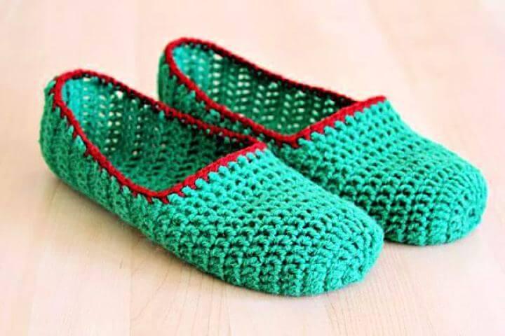 easy crochet, crochet slippers, diy crafts, diy projects, diy ideas,
