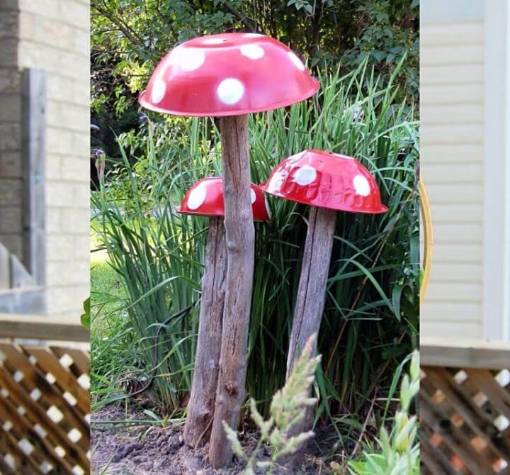 tall toadstools, garden idea, diy projects, crafts, projects, do it yourself, ideas,