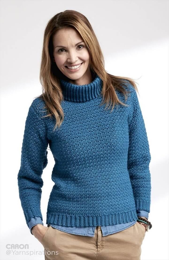crochet sweater, pullover pattern, Crochet pattern