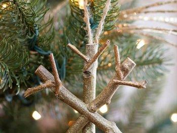 twiggy snowflake, christmas snowflake, cute idea, top ideas