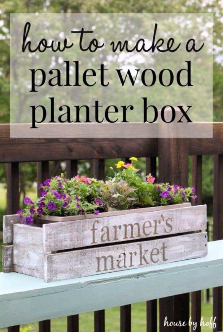 pallet planter ideas, wood pallet, how to, do it yourself