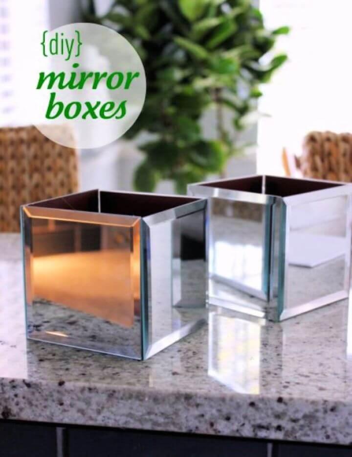 mirror boxes, make and sell, nice ideas, do it yourself